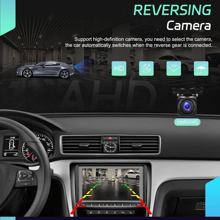 Rádio 9" Android 15 | 6/128GB CarPlay/Auto S/Fios, GPS, VW/SEAT/SKODA