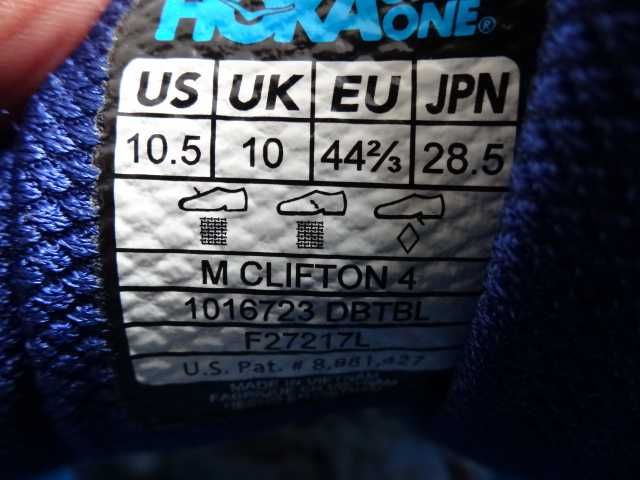 Buty HOKA ONE ONE CLIFTON 4 roz 44 2/3 BIEGANIE Sportowe
