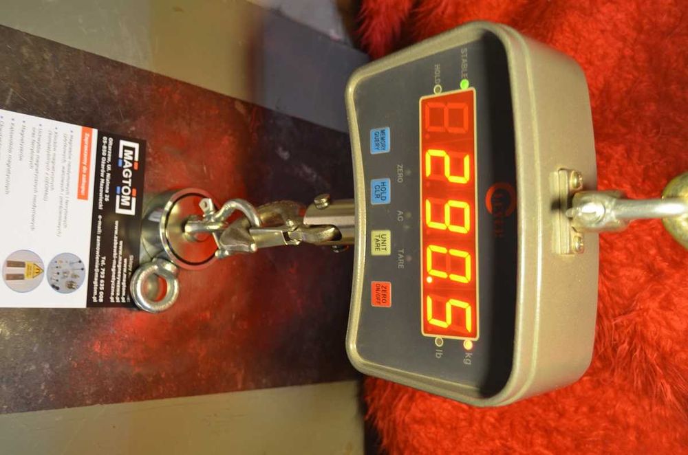 Magnes neodymowy zestaw doposzukiwan F200x2 lina rkawiczkią Magtom