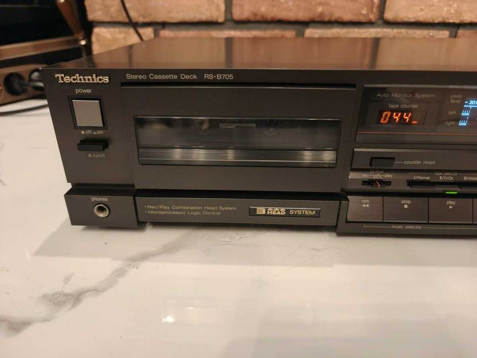 TECHNICS RS-B705 Wysoki model ! Magnetofon 3 głowicowy