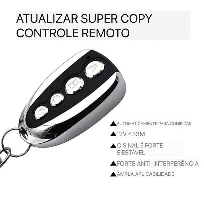 Comando Garagem Universal 433 mhz
