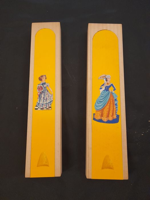 Estojo de madeira escolares - Primária - Anos 70