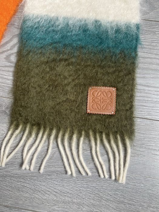 Loewe фірмовий шарф із вовни та мохеру