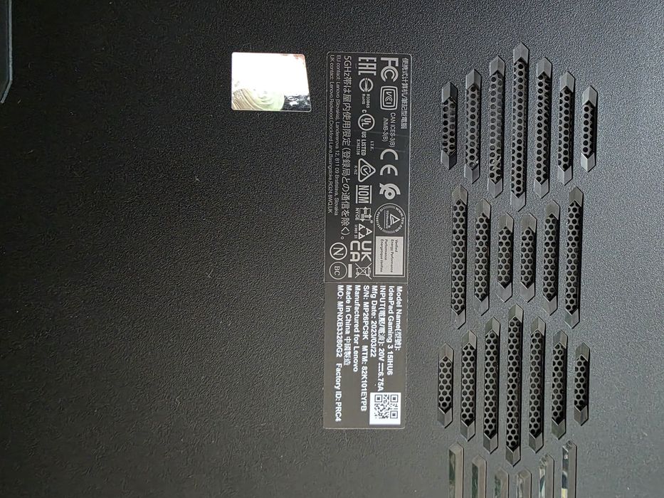 Laptop Lenovo  IdeaPad Gaming  I5-11320H/32GB RAM/RTX3050/1TB SSD