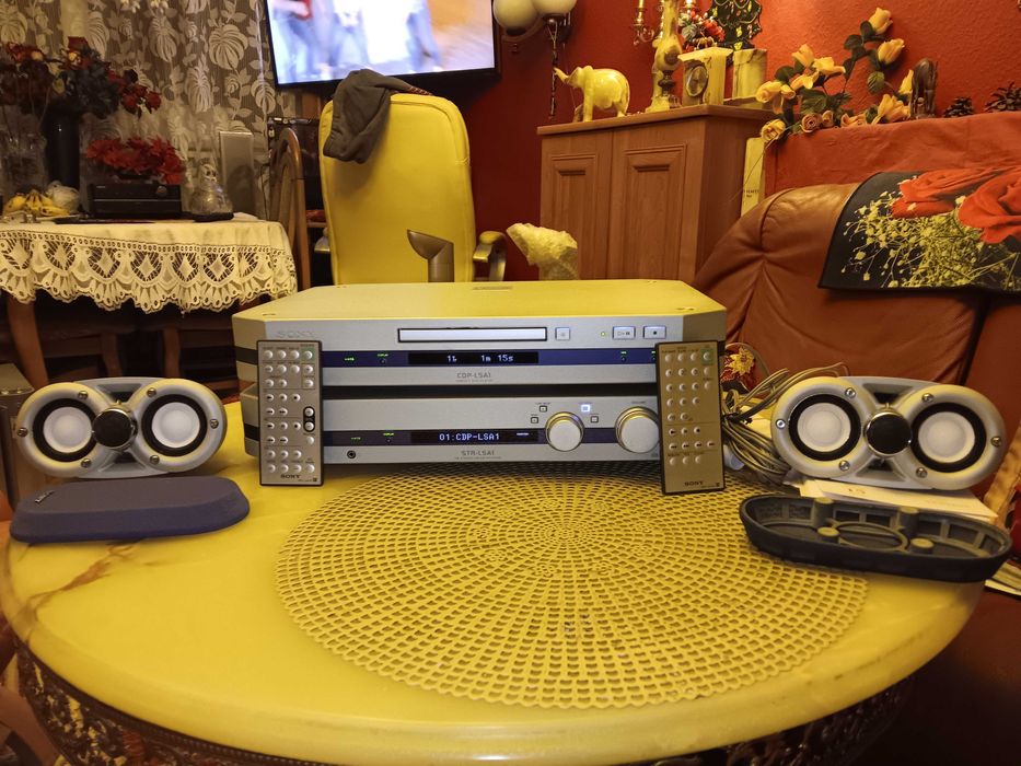 Sony str-lsa1 + cdp-lsa1 plus piloty oryg