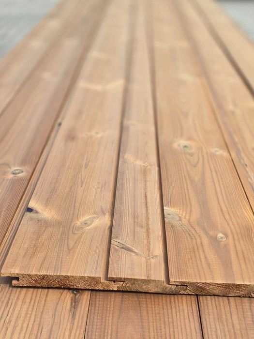 Thermo Sosna deska elewacyjna 19x140 kl AB profil "UTS+"