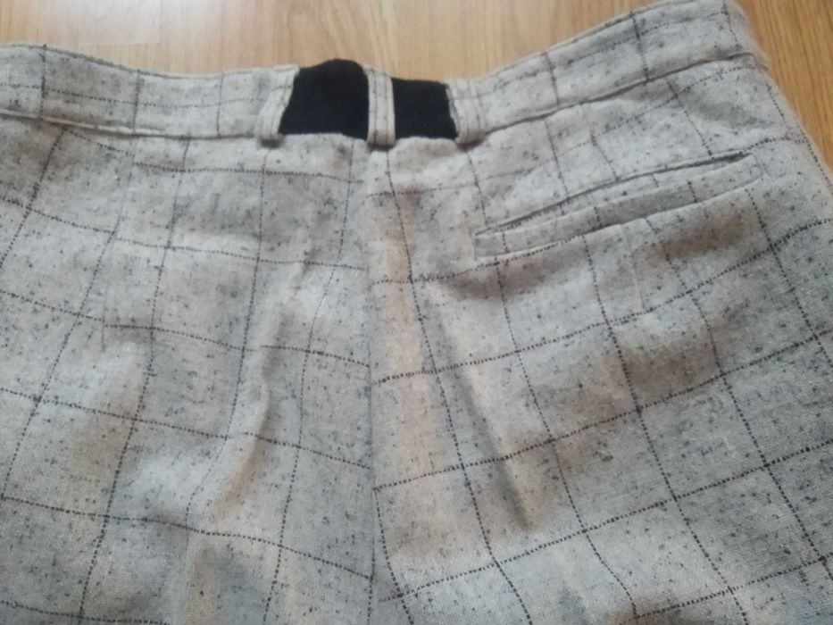 spodnie meskie w kratę ( 90 w pasie)
