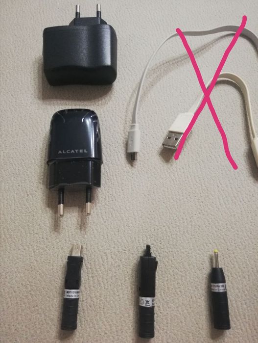 Acessórios diversos de carregadores