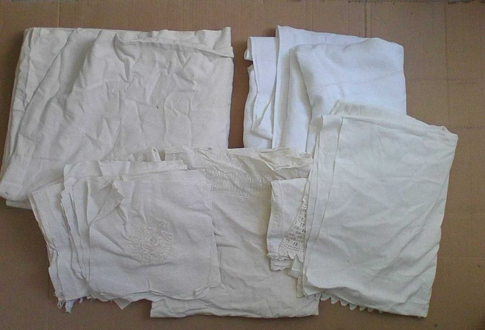 conjunto peças linho