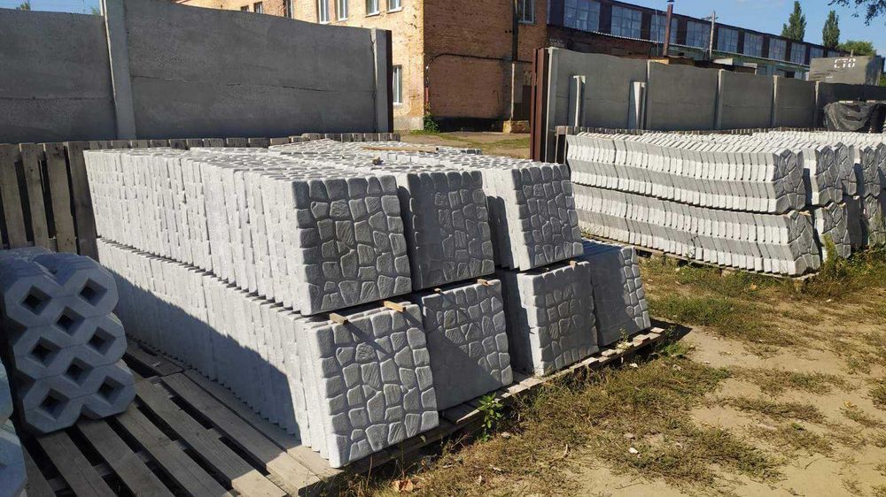 Тротуарна плитка, бетонні плити 50х50х6см «Камінь» . є  Доставка