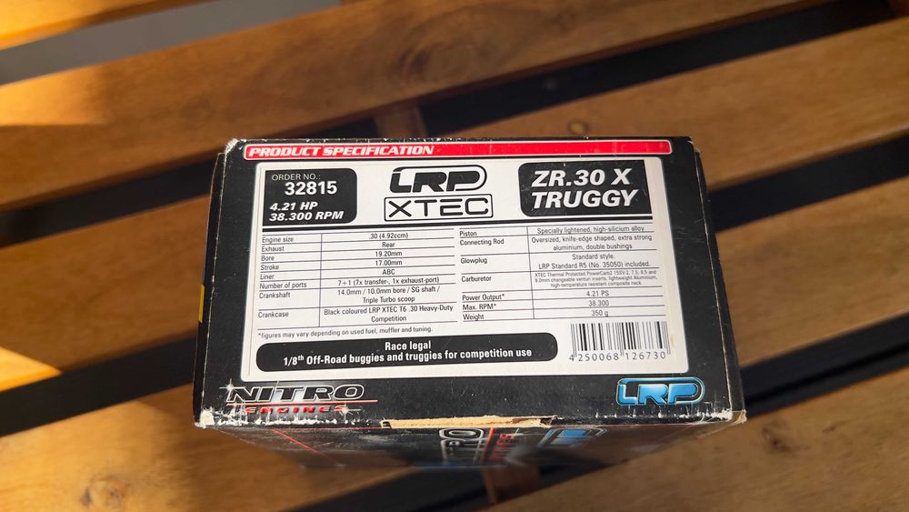 Modelismo - Carro RC 1:8 Nitro RB One com motor LRP ZR.30X - Como Novo