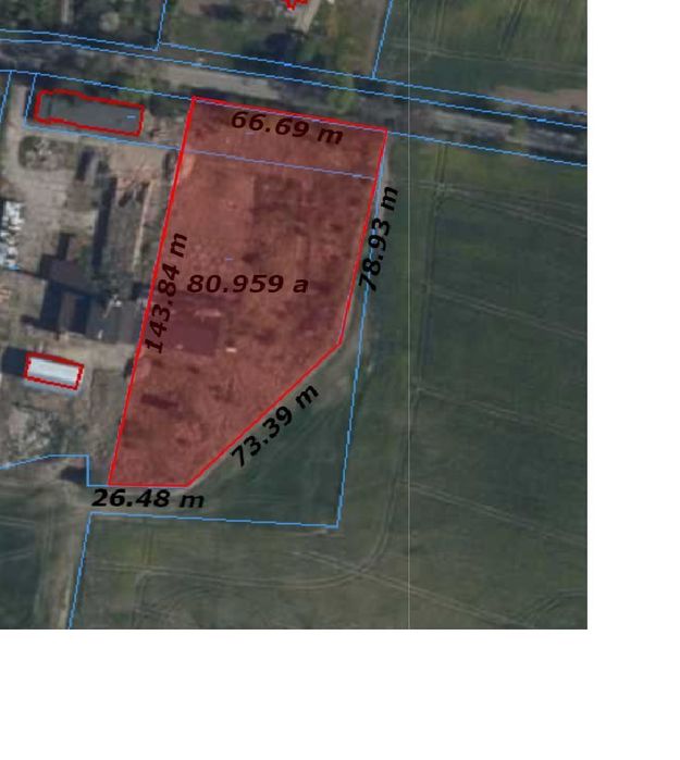 Ogrodzona działka przemysłowa 0,9ha