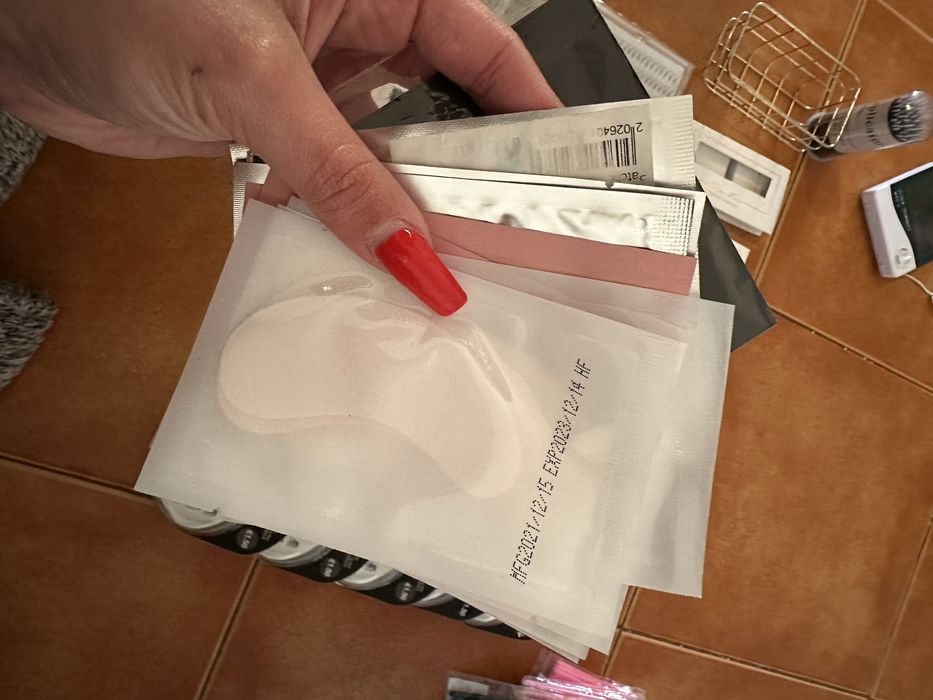 Material de pestanas