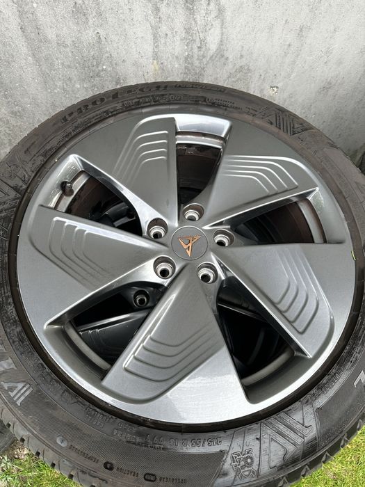 Alufelgi 18" CUPRA BORN 5x112 + Opony 215/55R18 STAN IDEALNY 2022r