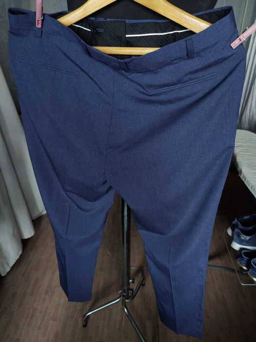 Джинсы брюки Kin by John Lewis wool trousers Англия w36 navy.