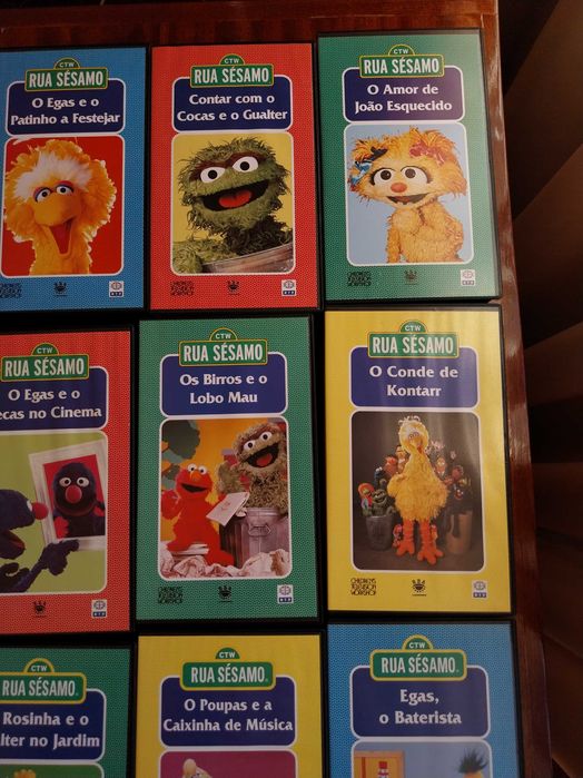 Coleção Rua Sésamo - VHS / 15 Cassetes, vintage, antiguidade