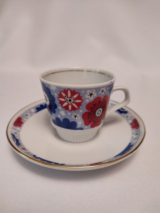 Чайный сервиз Одуванчик Дружковка.. Кофейный сервиз Кольдиц. Винтаж.