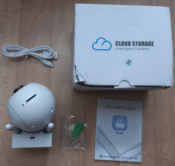 Kamera IP 5GHz obrotowa dzień noc dźwięk śledzenie