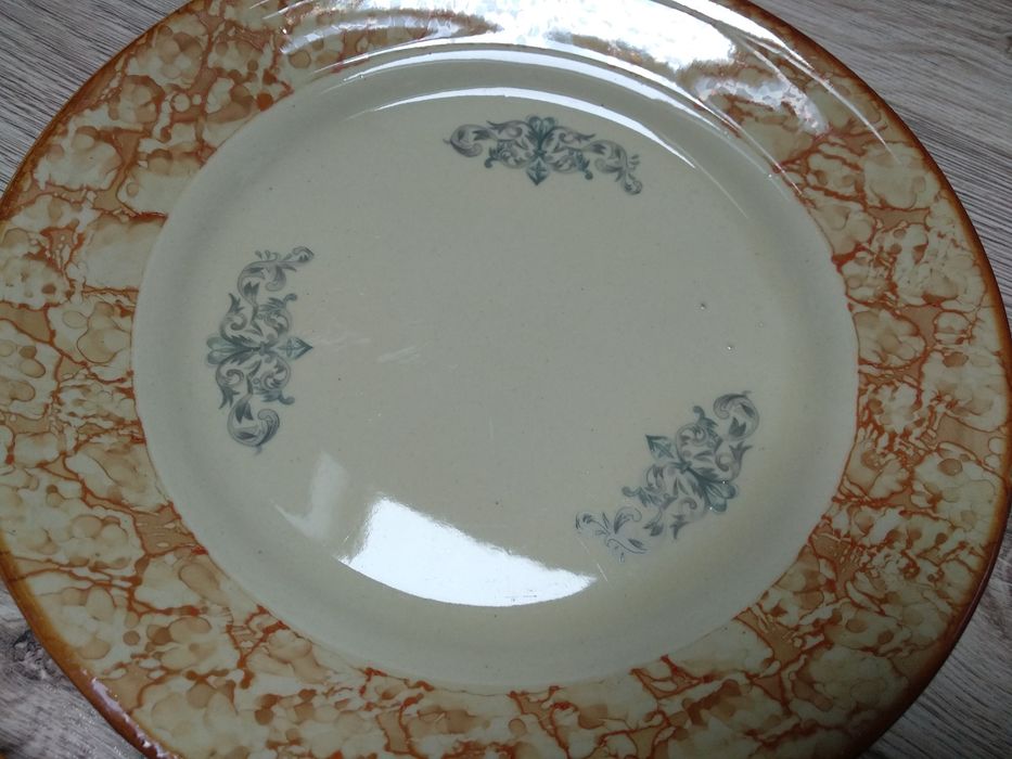 Zestaw do ciasta Talerzyki patera Tułowice porcelit