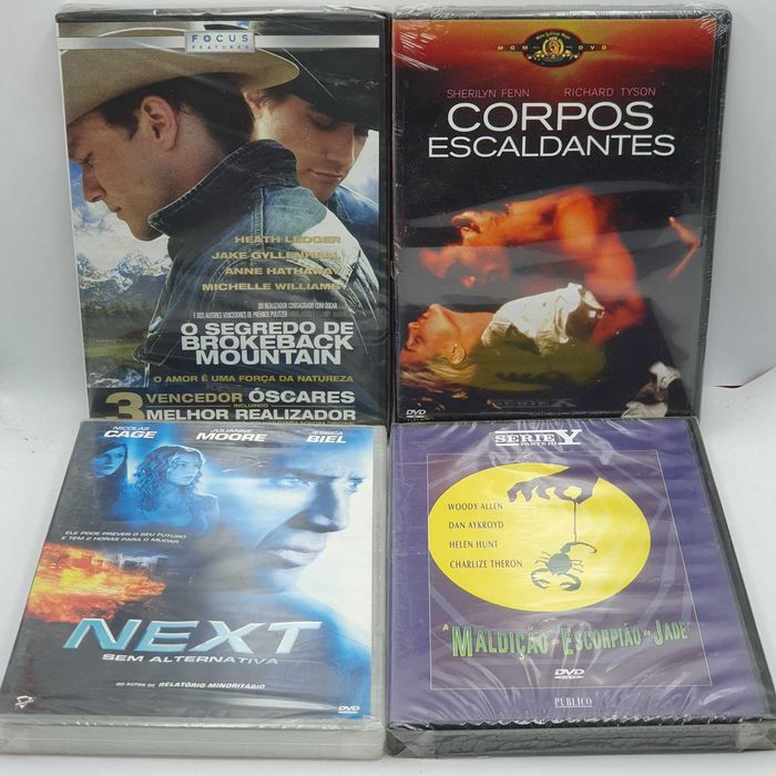 Lote 6/2 - Pack de 18 Filmes Novos e Selados em DVD - Ref.VI