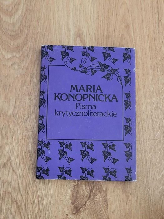 Konopnicka pisma krytycznoliterackie