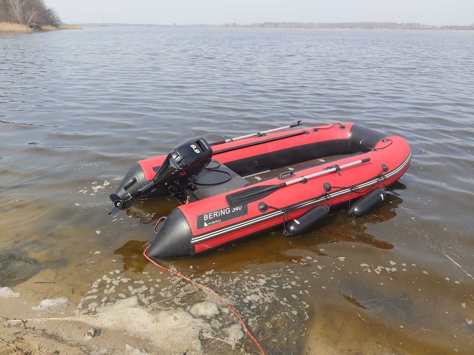Ponton Bering 340 z silnikiem Mercury 9.9