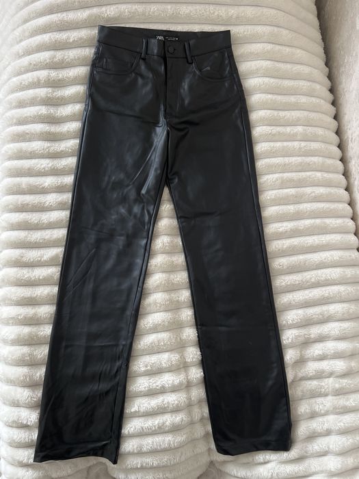 Шкіряні штани, жіночі Zara
