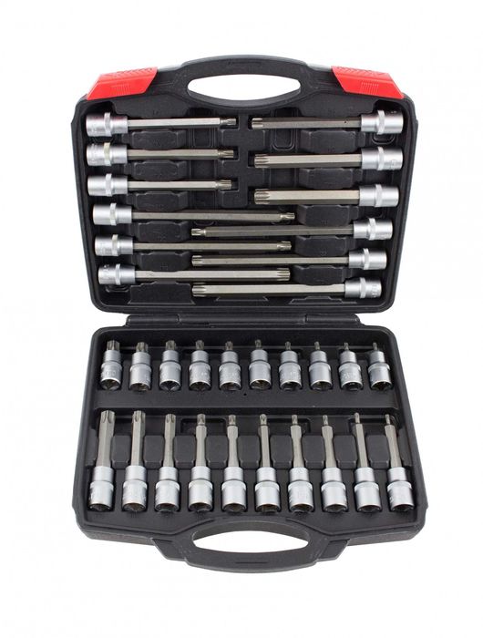 Jogo de chaves com Bit Torx 1/2" 32 Peças