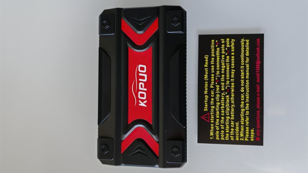 Booster Bateria 12V / Arrancador Carro / Powerbank - Novo
