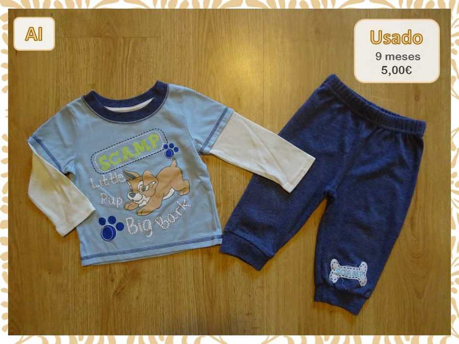 Conjuntos e pijamas, 6-9 meses (oferta portes)