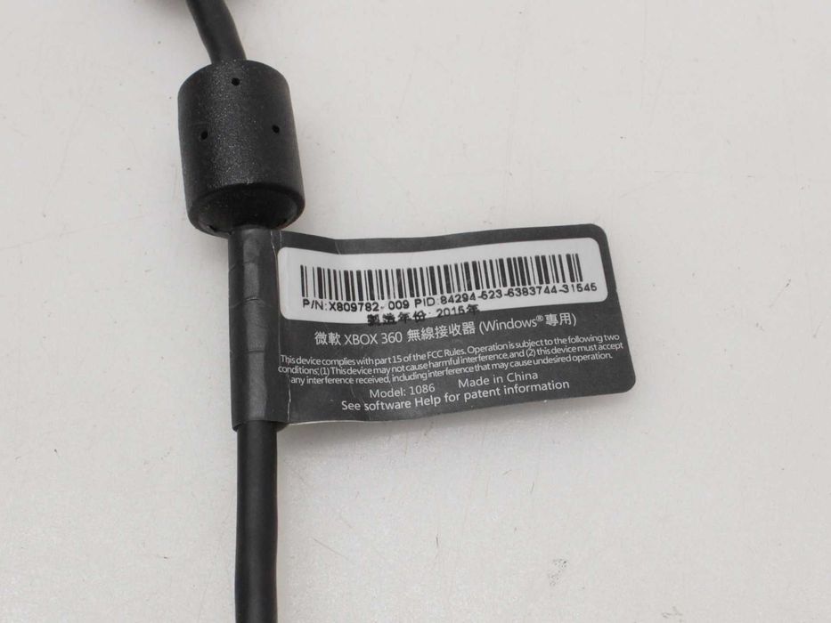 Microsoft Wireless Receiver PC Xbox 360 USB - Model 1086