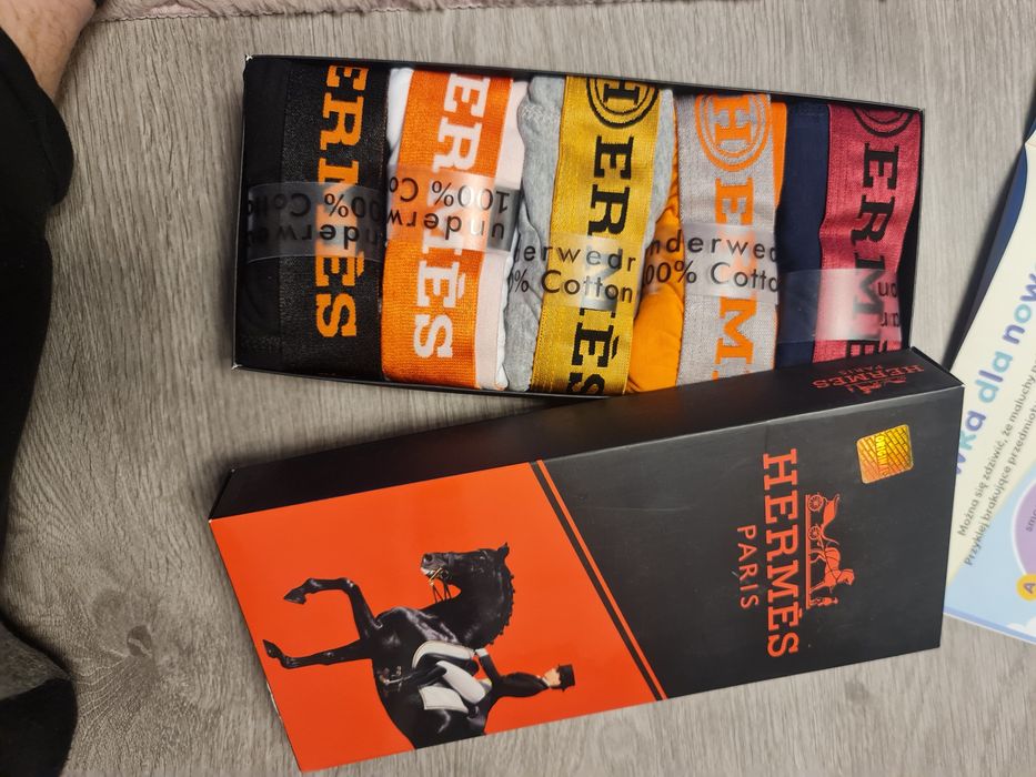 Bokserki Hermes 5pak M L XXL
