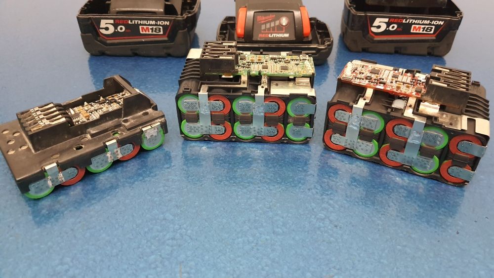 Ремонт, балансировка, перепаковка акб для электроинструмента Milwaukee