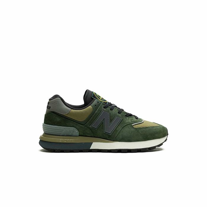 Кросівки Stone Island x New Balance 574 Legacy Dark Green