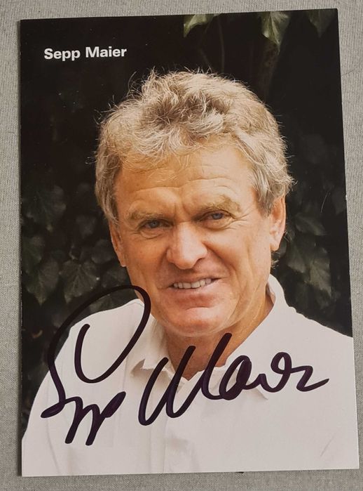 Sepp Maier Autograf