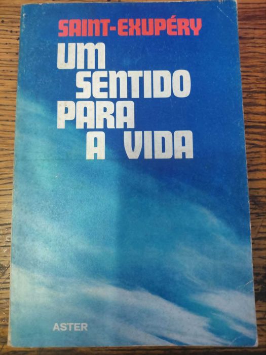 Livro Um Sentido para a Vida de Antoine de Saint-Exupéry