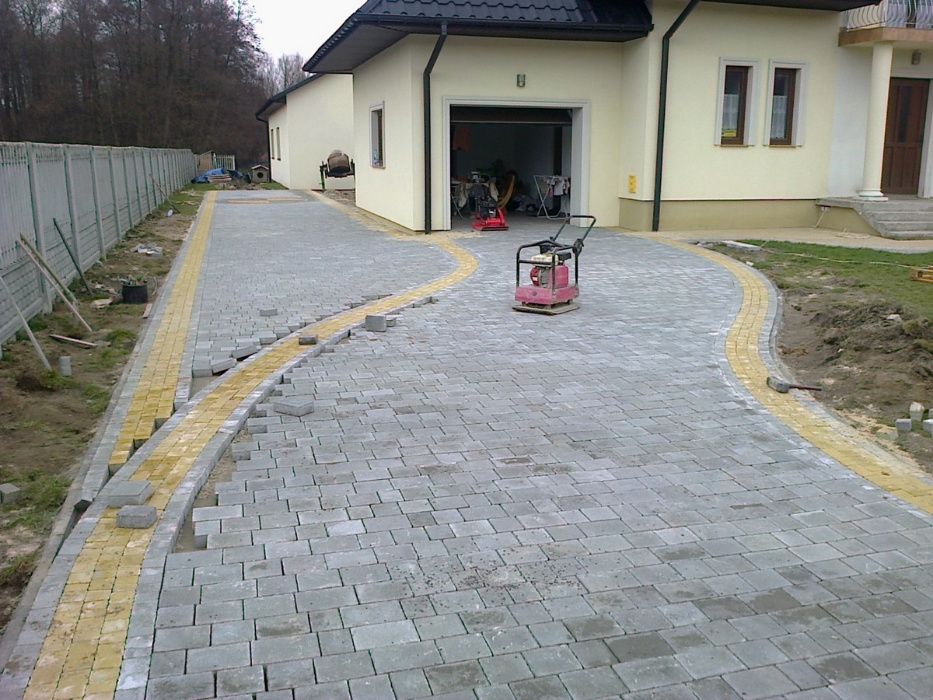 Układanie kostki brukowej,kompleksowe układanie
