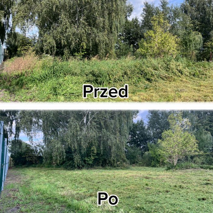 Koszenie trawy - i zarośli