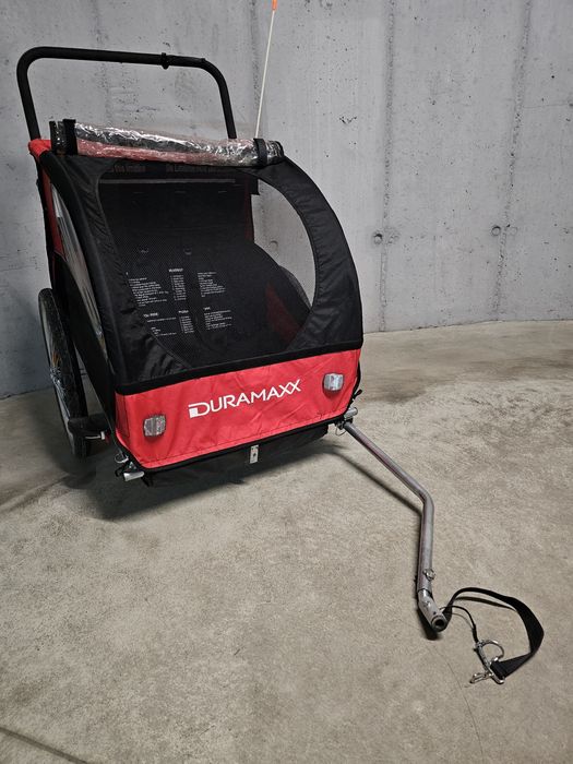 Przyczepka Rowerowa + Jogger 2w1 DURAMAXX | Stan BDB