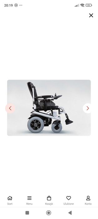 Wózek elektryczny Brand vitea care  1800 PCBL