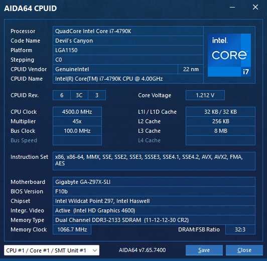 Топовий комплект i7-4790K + GIGABYTE GA-Z97X-SLI + 32GB HyperX Savage + Zalman CNPS10X Performa