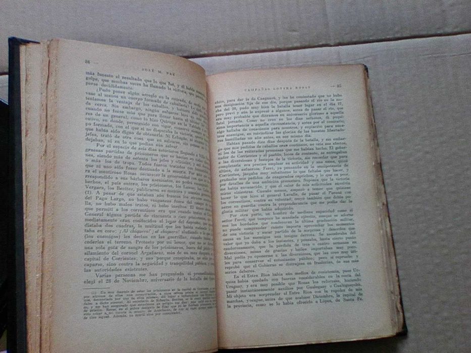 Memorias Póstumas 3 Partes - General José María Paz