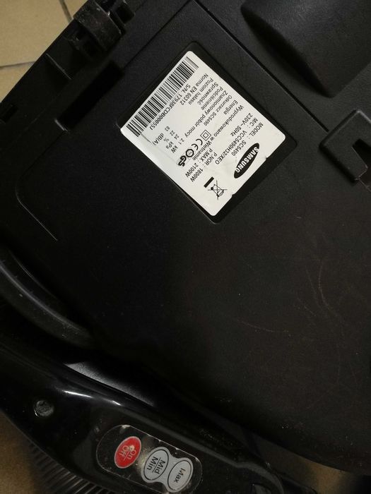 Odkurzacz workowy Samsung SC 5480 hepa 2100w pilot, duzy zasieg kabla