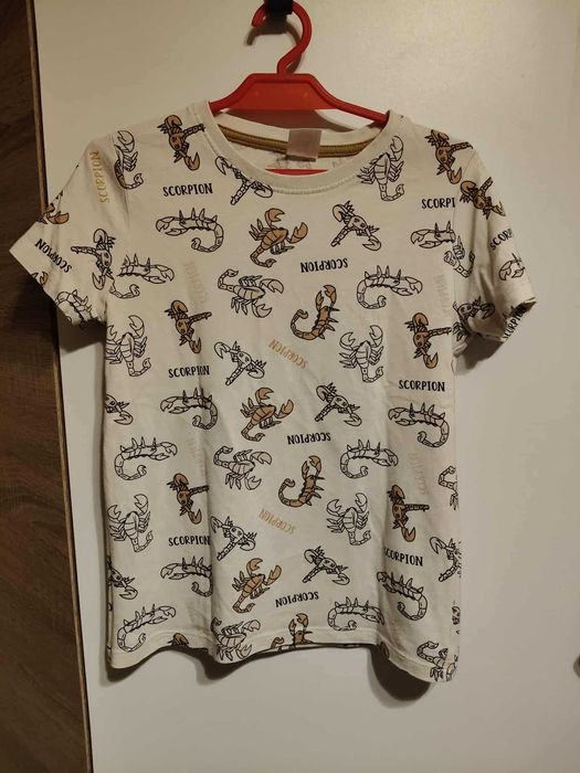 Zestaw 5 koszulek, T-shirtów chłopięcych r. 116