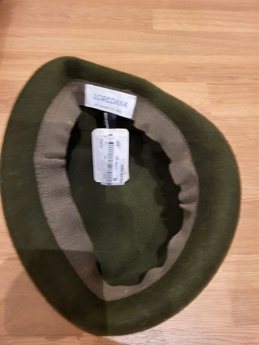 Chapéu de menina tamanho 52 lã