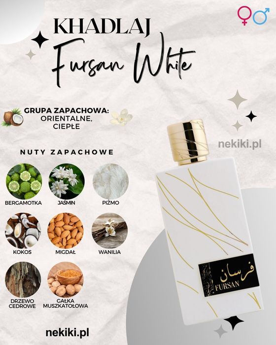 perfumy Khadlaj Fursan White,