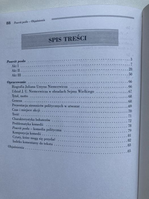 Powrót posła - Niemcewicz