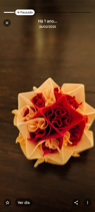 Pregadeira em origami