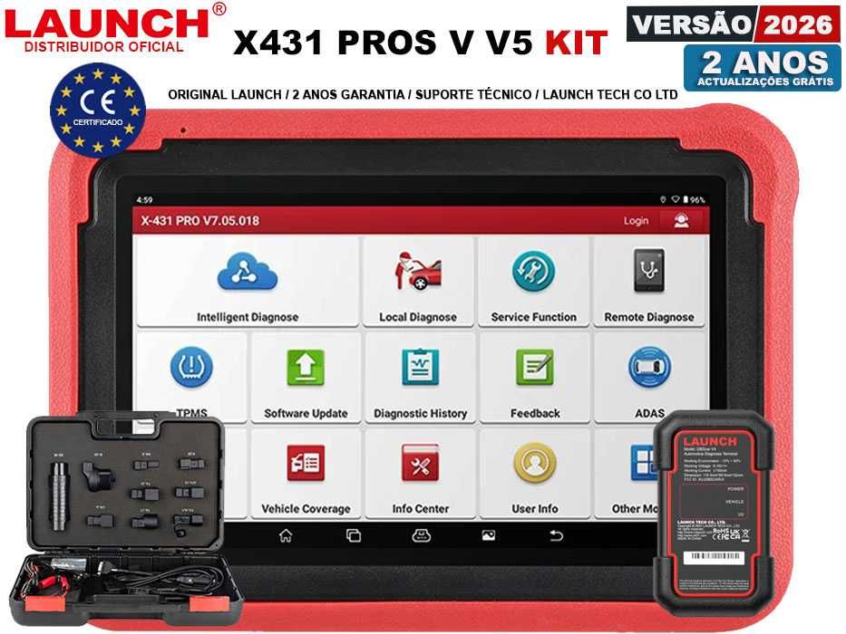 Launch X431 PROS V 5.0 Maquina Diagnostico  OBD 37 Funções (NOVO)