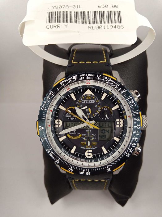 Часы Citizen Blue Angels радиосинхронизация, вечный календарь, сапфир